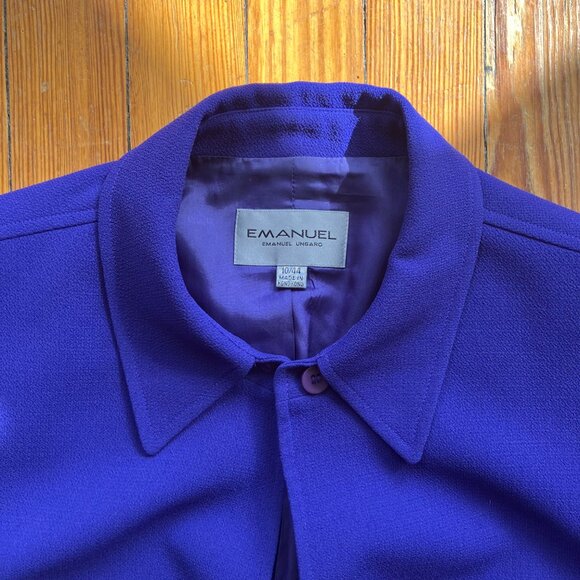 Vintage 90s Emanuel Ungaro Blazer | Size 10 - Picture 2 of 8